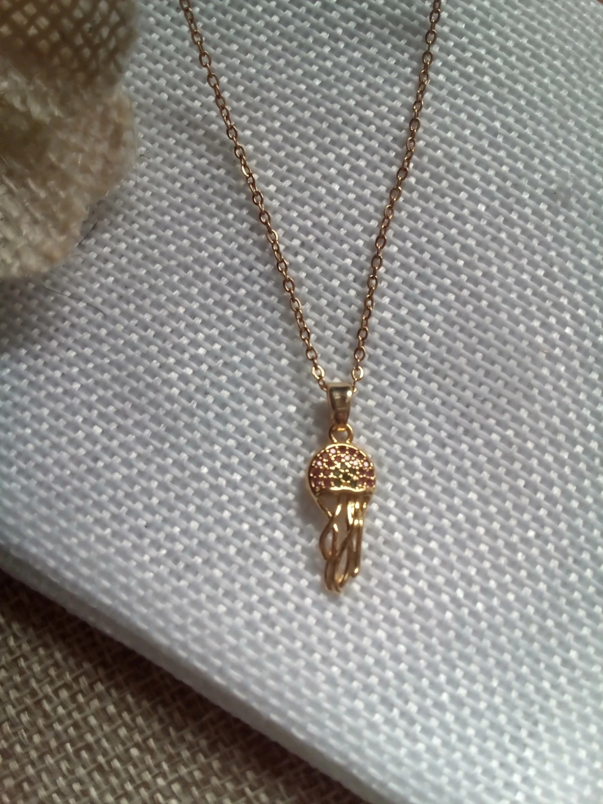 Medusa and zirconia necklace – photo 2